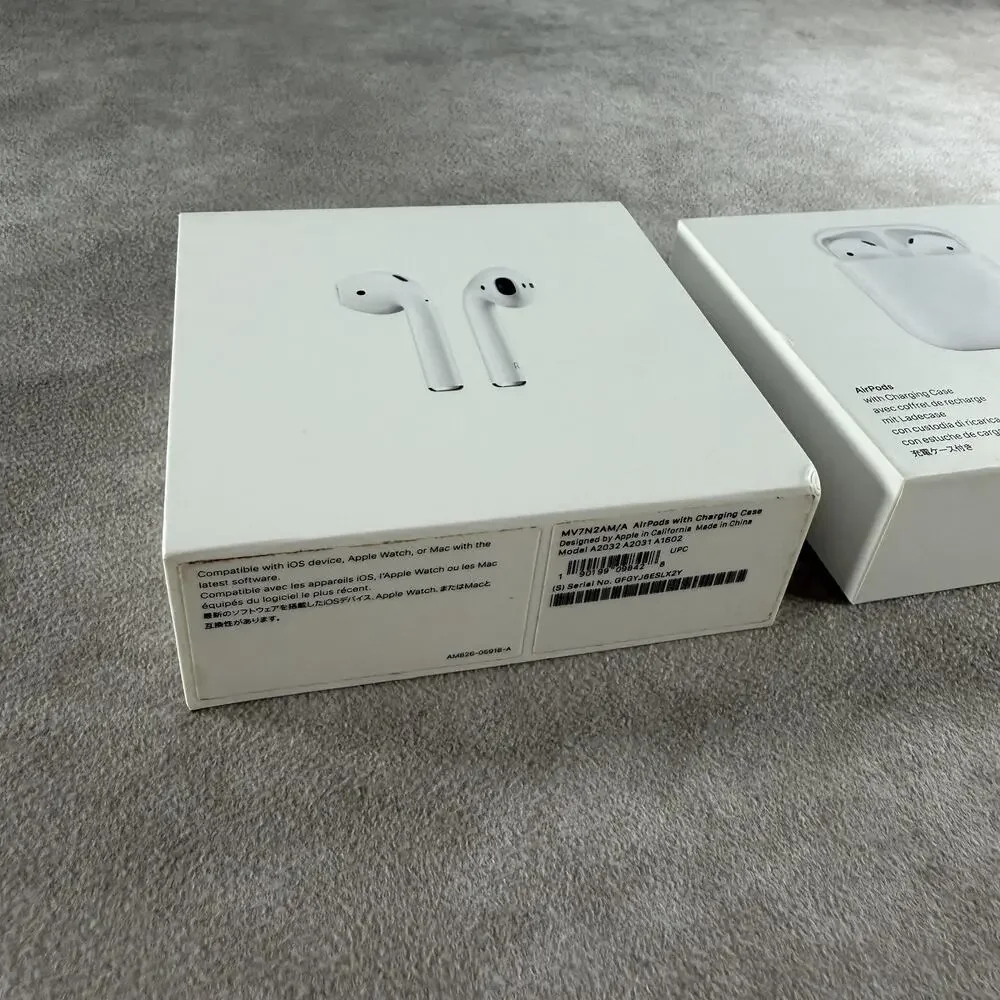 Orig APPLE EMPTY BOX AirPods w/ Charging Case A2032 A2031 A1602 MV7N2AM/A Iphone